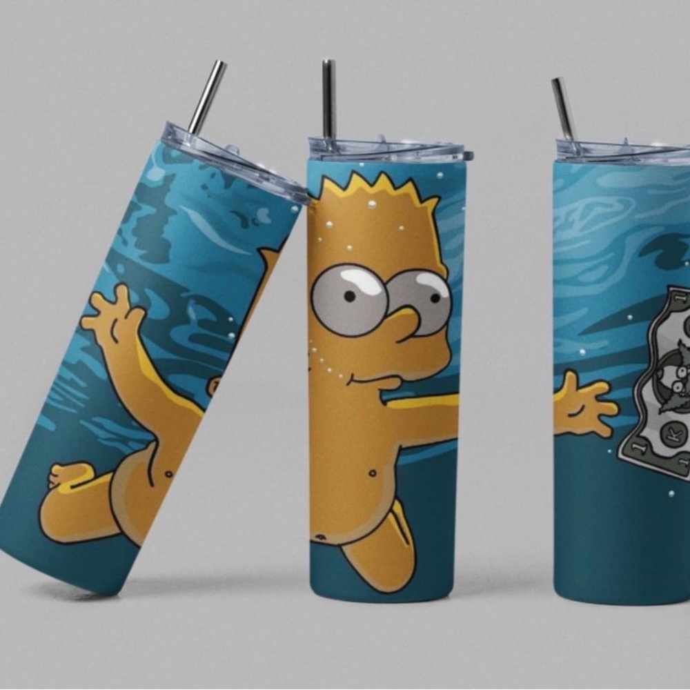 Simpsons X Nirvana tumbler-20oz